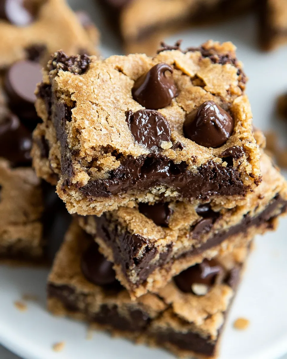 Classic Paleo Chocolate Chip Cookie Bars image