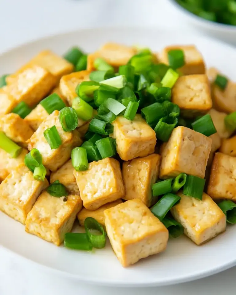 Homemade Pan Fried Tofu photo