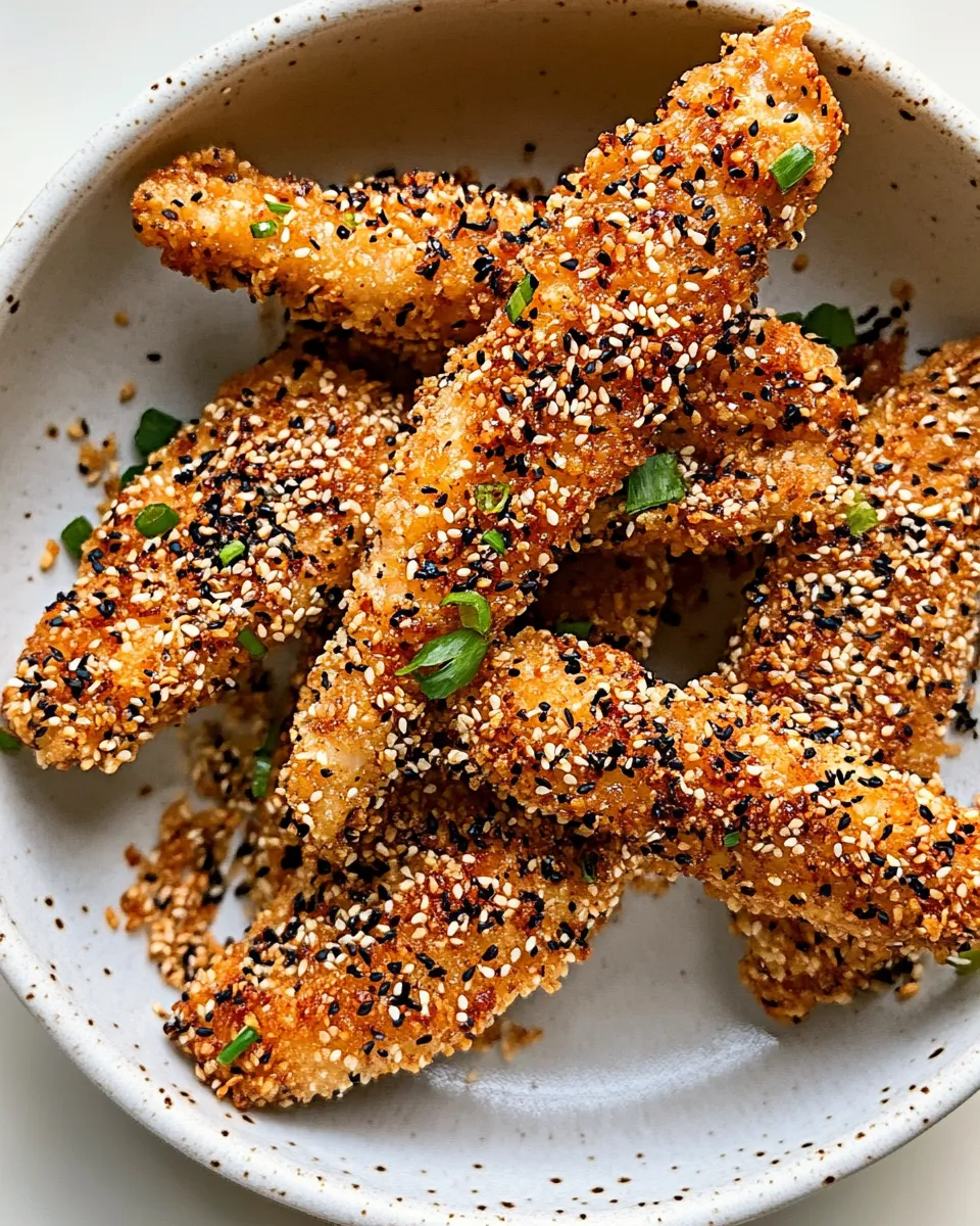 Easy Panko Sesame Chicken Tenders photo