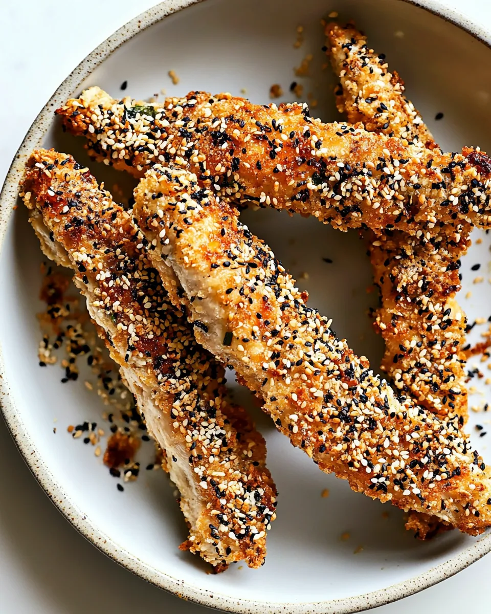 Delicious Panko Sesame Chicken Tenders image