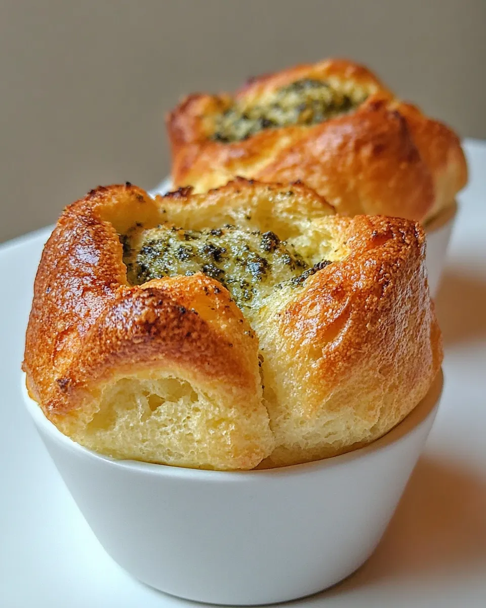 Classic Parmesan Popovers With Pesto image