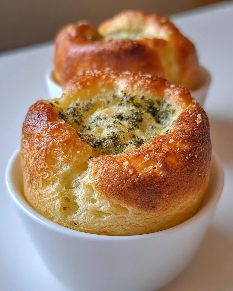 Easy Parmesan Popovers With Pesto recipe photo