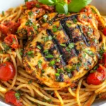 Homemade Pasta Puttanesca with Chicken photo