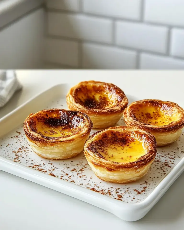 Homemade Pastis de Nata (Portuguese Custard Tarts) photo