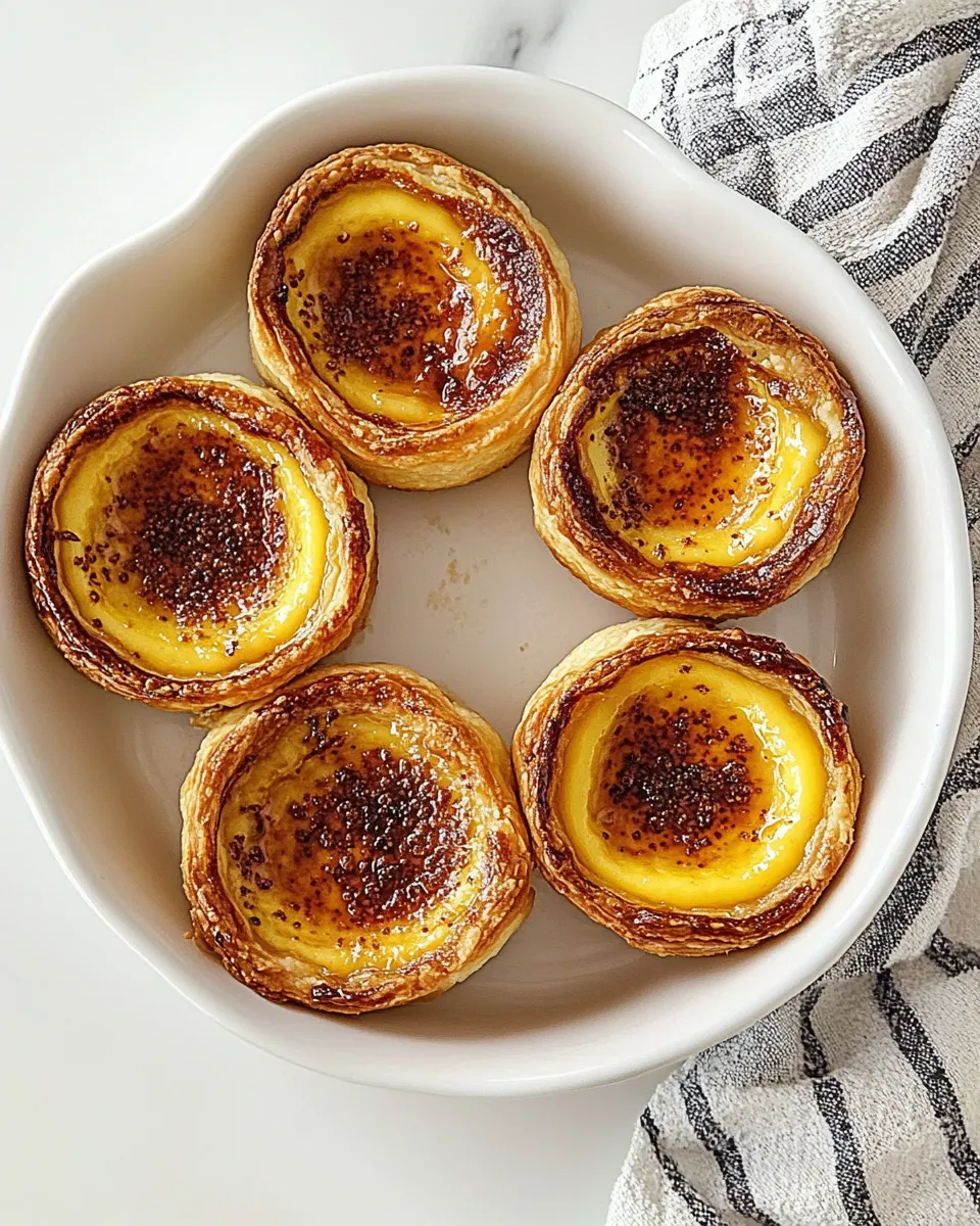 Classic Pastis de Nata (Portuguese Custard Tarts) image