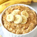 Homemade Peanut Butter Banana Crockpot Oatmeal photo
