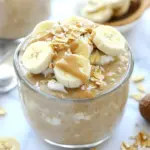 Easy Peanut Butter Banana Overnight Oats photo