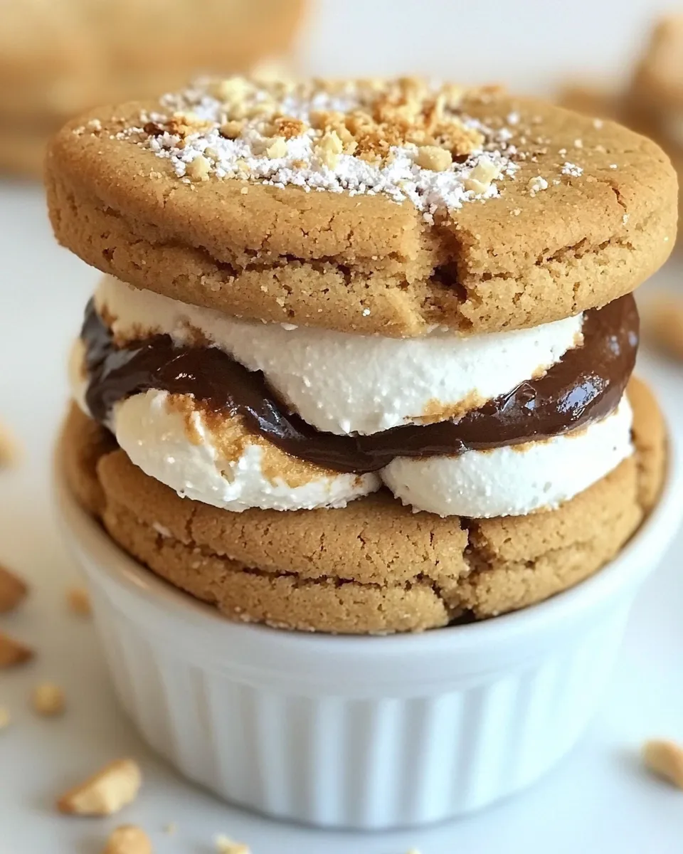 Classic Peanut Butter Cookie Smores image