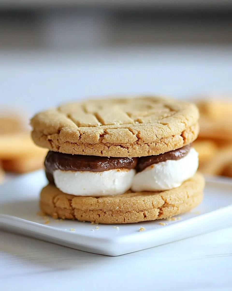 Delicious Peanut Butter Cookie Smores shot