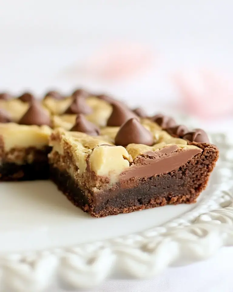 Easy Peanut Butter Cup Chocolate Chip Brownies photo