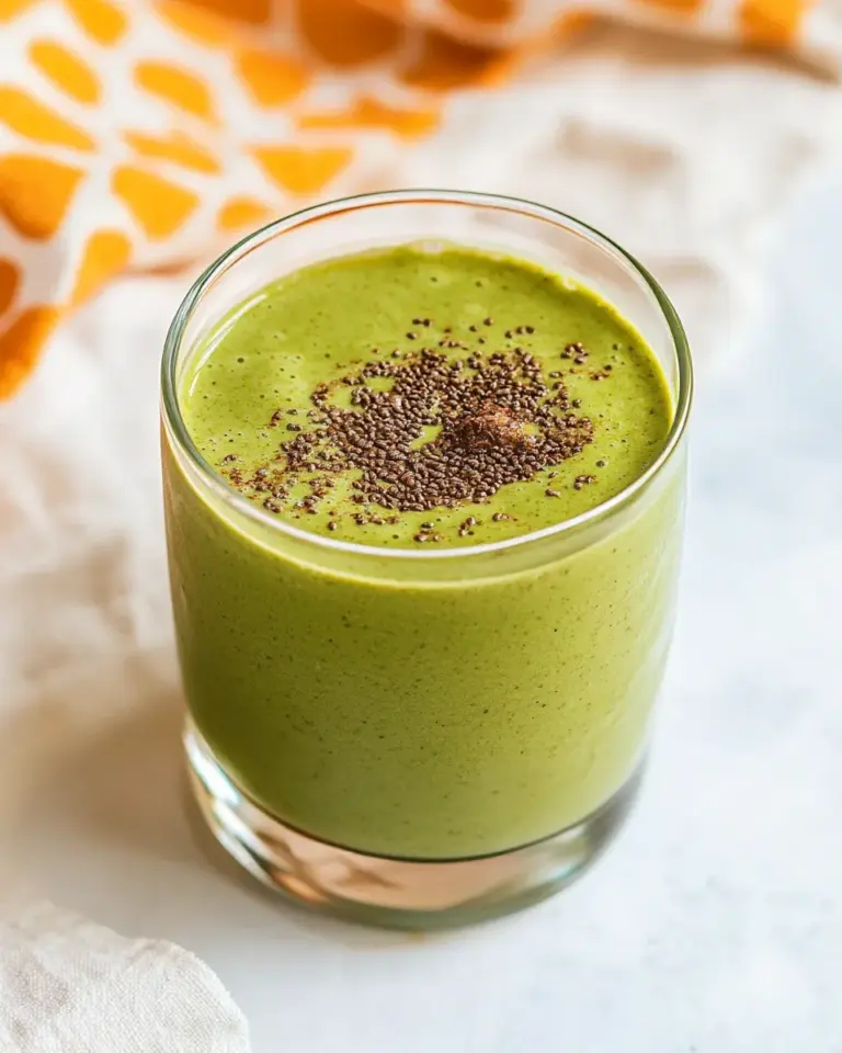 Easy Peanut Butter Vanilla Green Smoothie photo