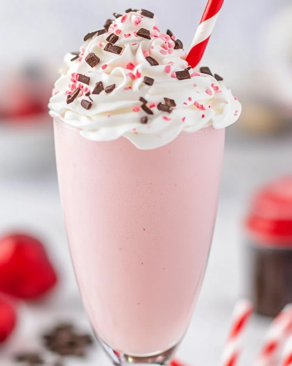 Easy Peppermint Milkshake Recipe (Chick-fil-A Copycat) recipe photo