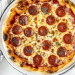 Homemade Pepperoni Pizza photo