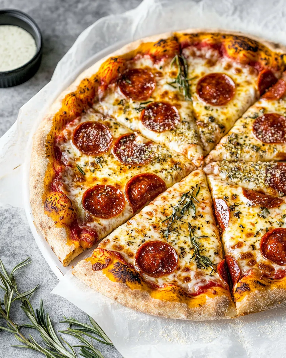 Delicious Pepperoni Pizza shot