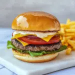 Homemade Perfect Copycat Chilis Big QP Burger Recipe photo