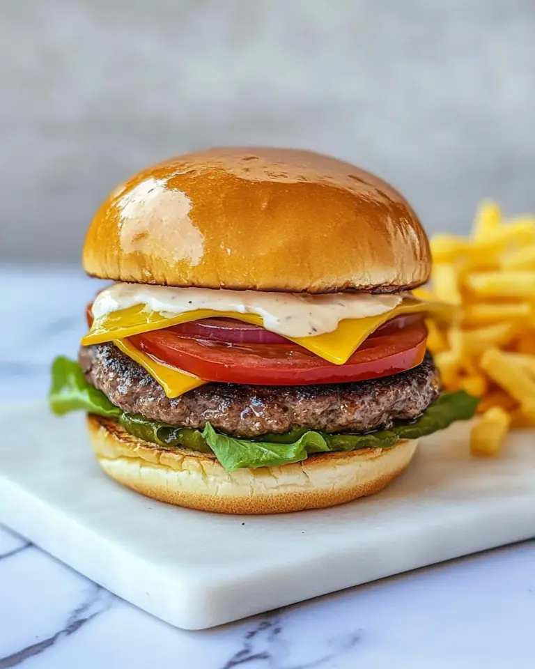 Homemade Perfect Copycat Chilis Big QP Burger Recipe photo