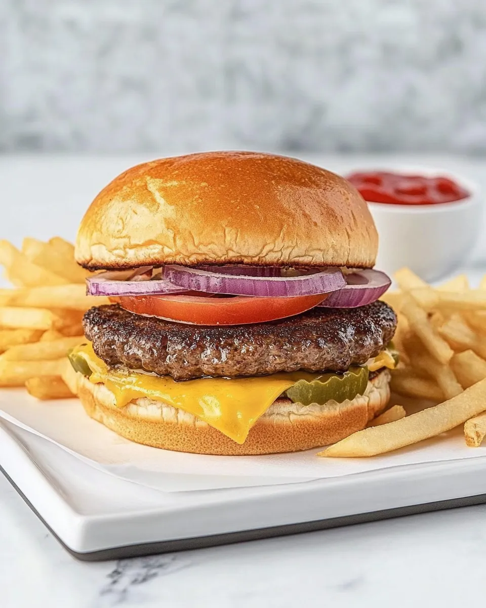 Best Perfect Copycat Chilis Big QP Burger Recipe shot