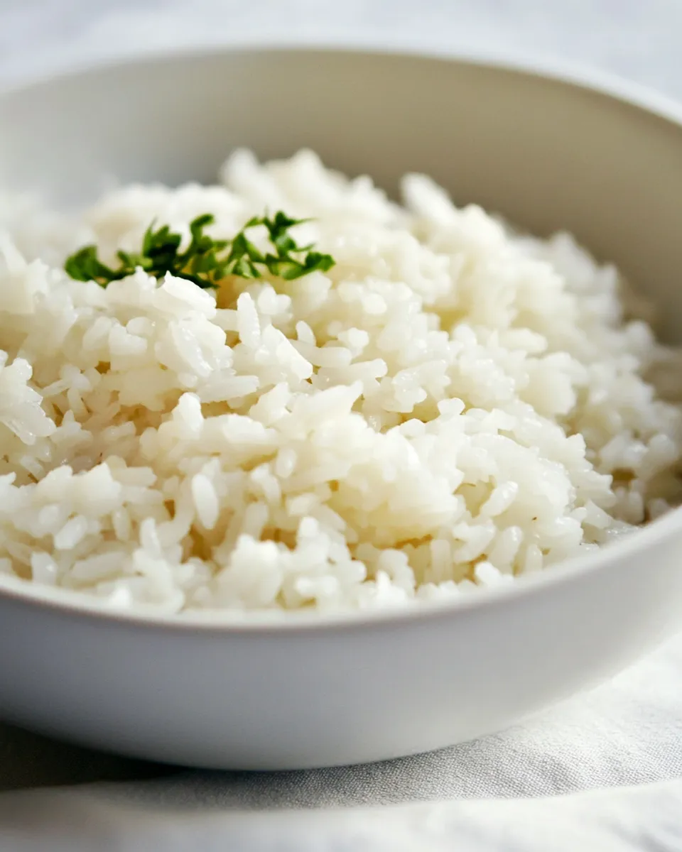 Delicious Perfect Steamed Rice image