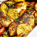 Homemade Peri Peri Chicken Tray Bake photo