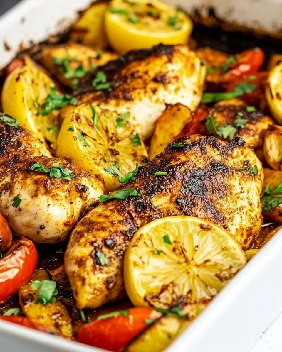 Homemade Peri Peri Chicken Tray Bake photo