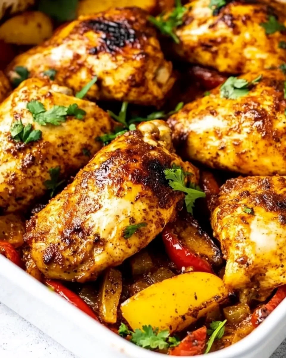 Easy Peri Peri Chicken Tray Bake recipe photo