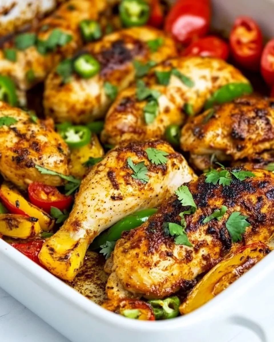 Tasty Peri Peri Chicken Tray Bake shot
