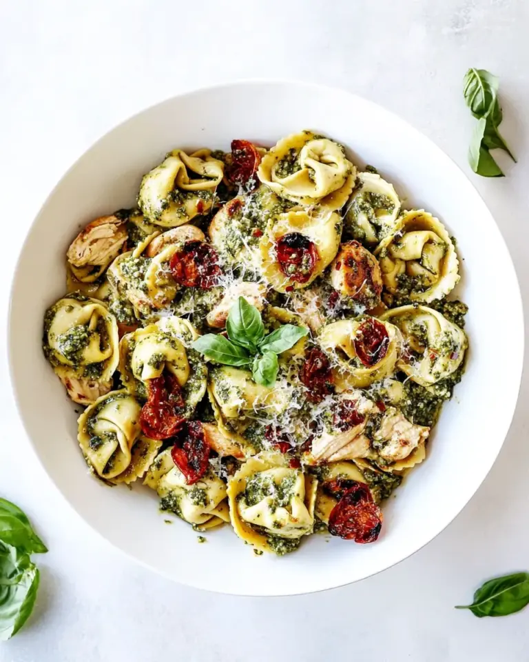 Easy Pesto Chicken Tortellini photo