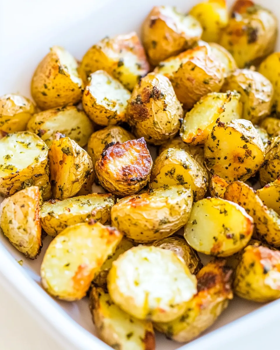 Easy Pesto Roasted Potatoes photo