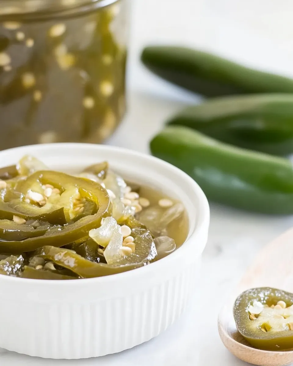 Delicious Pickled Jalapeos Recipe dish photo