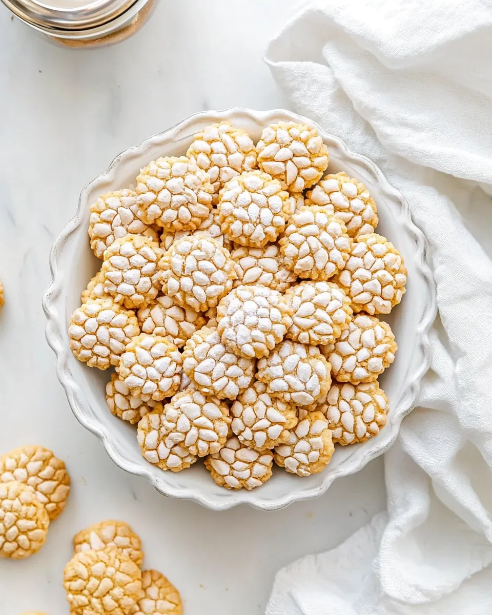 Homemade Pignoli Cookies (Almond Cookies) photo
