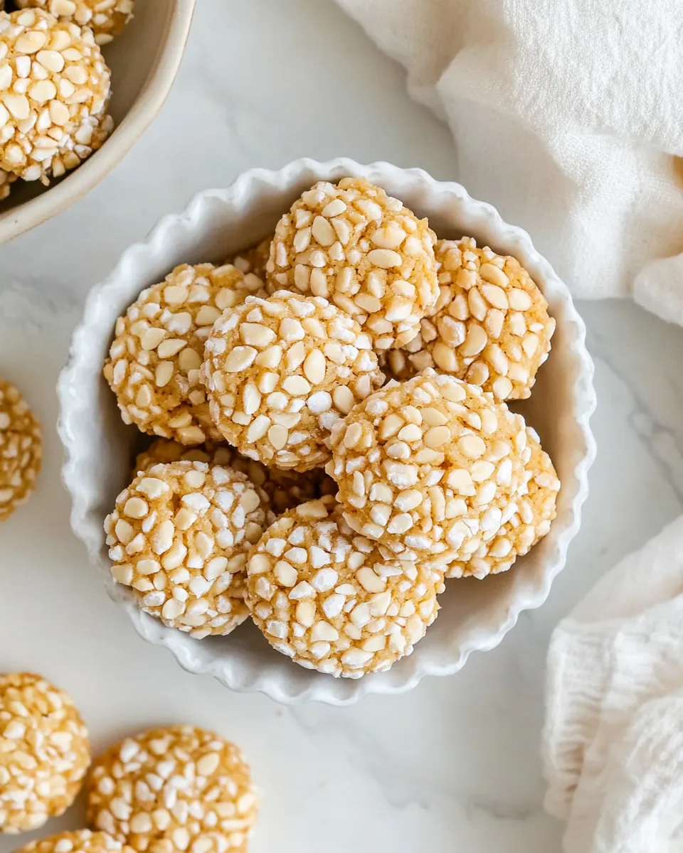 Delicious Pignoli Cookies (Almond Cookies) recipe image