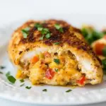Homemade Pimento Cheese Stuffed Chicken photo
