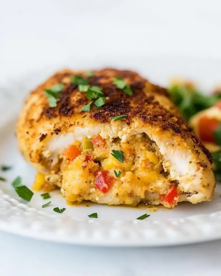 Homemade Pimento Cheese Stuffed Chicken photo