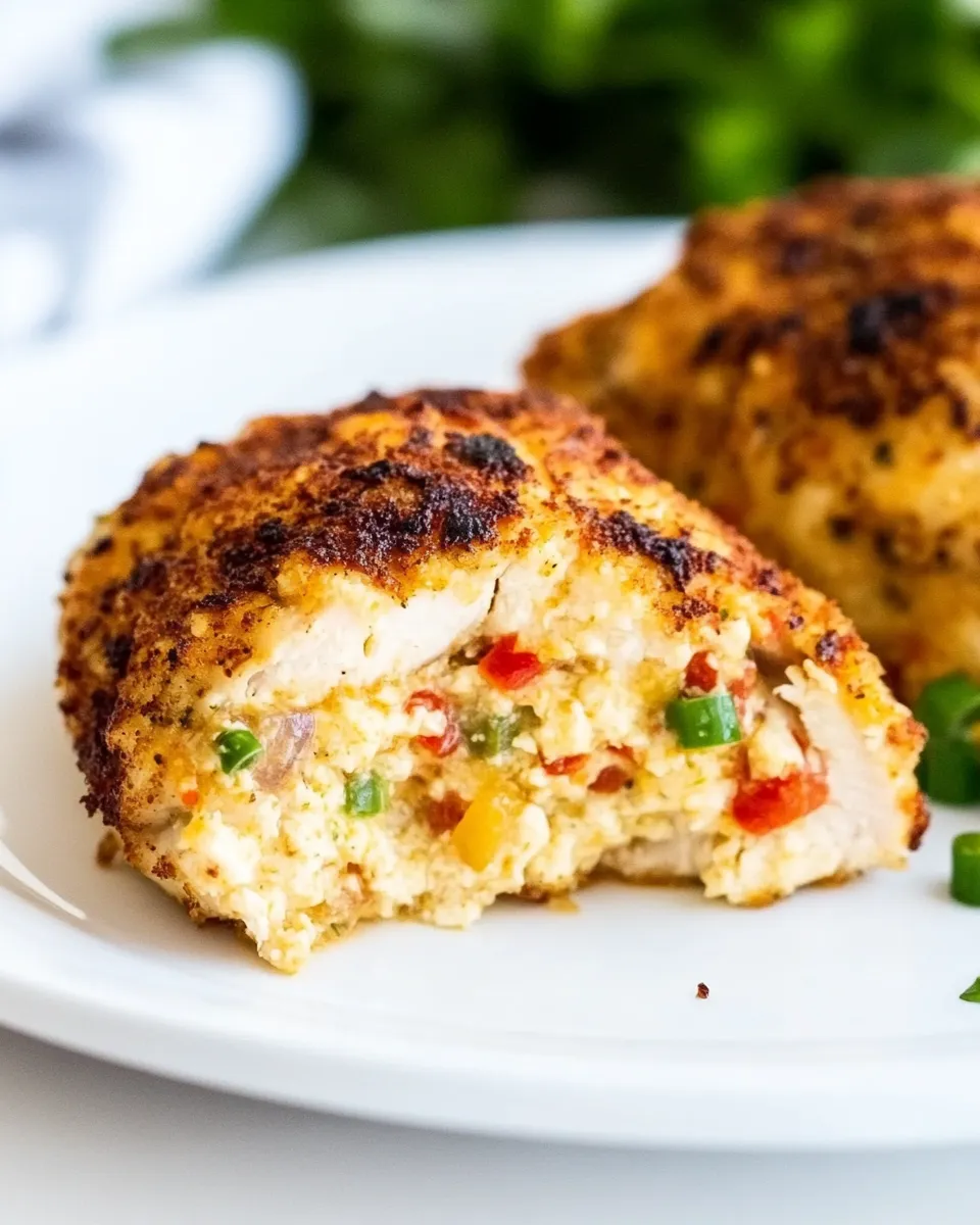 Classic Pimento Cheese Stuffed Chicken image