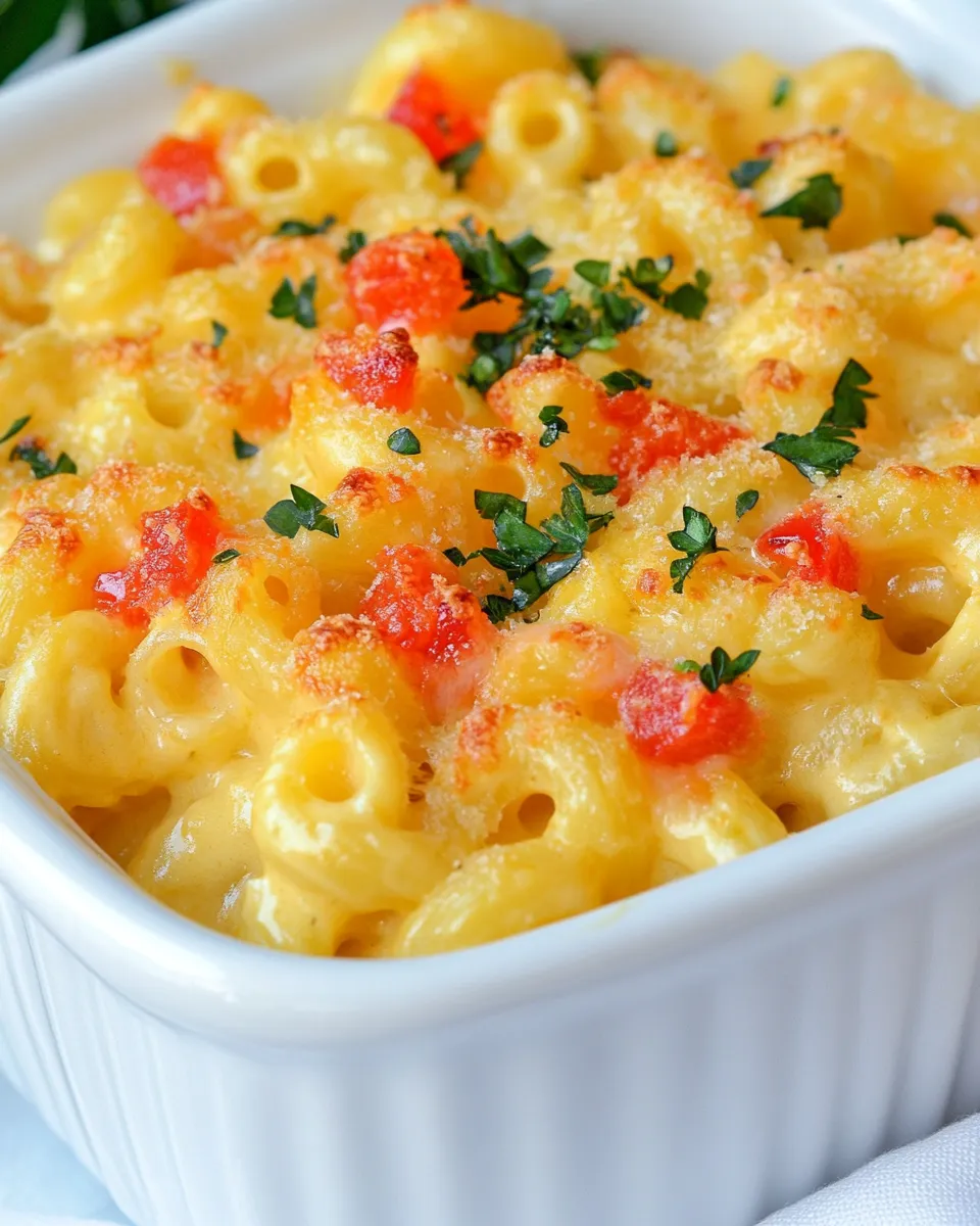 Easy Pimento Mac & Cheese recipe photo