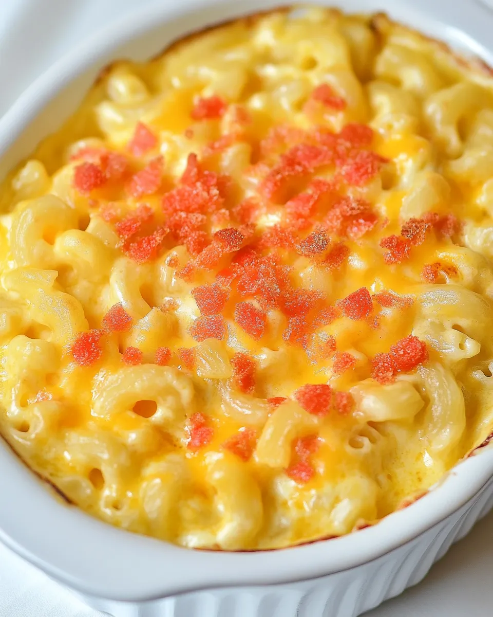Delicious Pimento Mac & Cheese shot