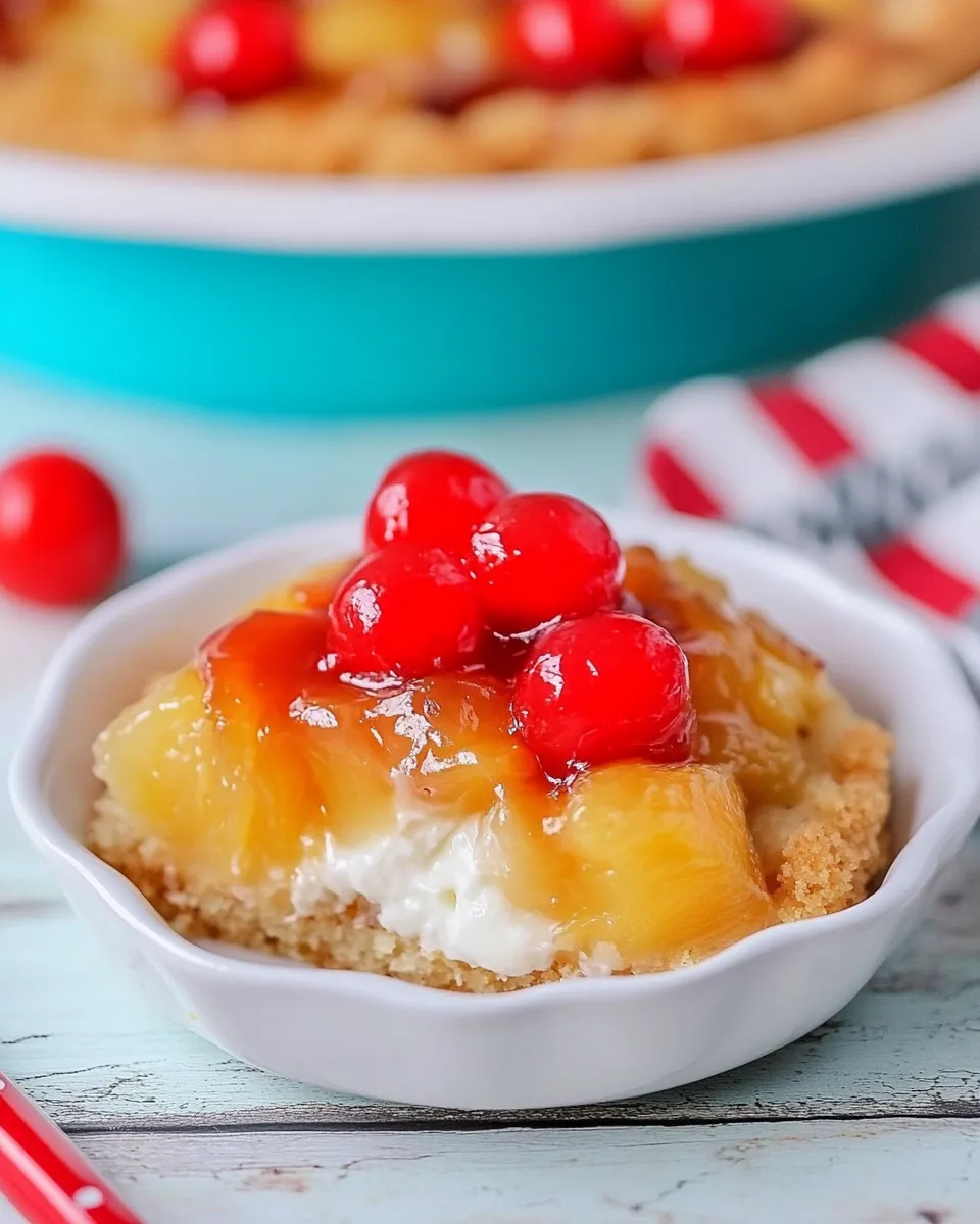 Easy Pineapple Upside Down Cake Recipe shot