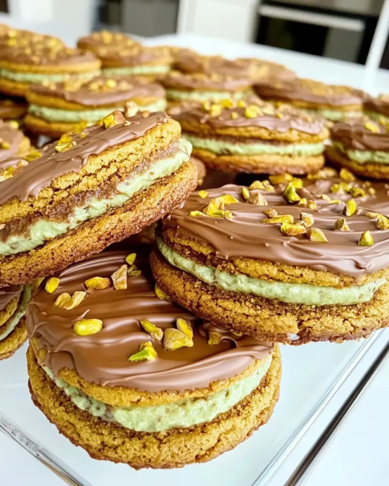 Homemade Pistachio Sandwich Cookies photo