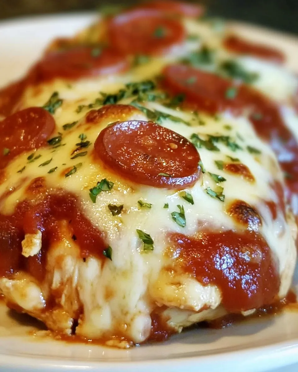 Homemade Pizza Smothered Chicken photo