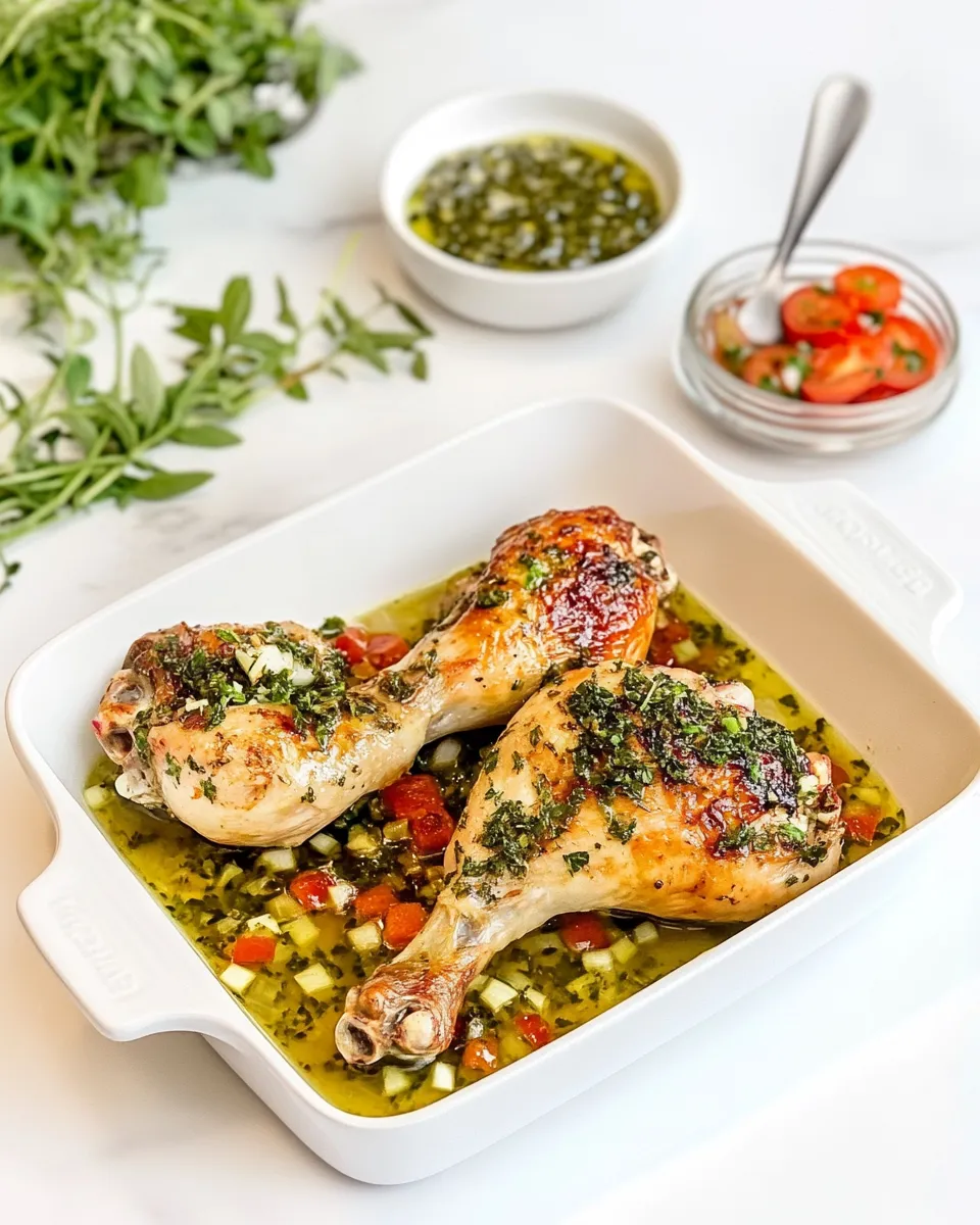 Savory Pollo con Wasakaka (Garlic Chicken Roast) shot