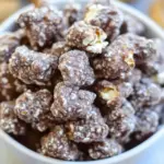 Homemade Poppy Chow [Chocolate & Peanut Butter-Covered Popcorn] photo