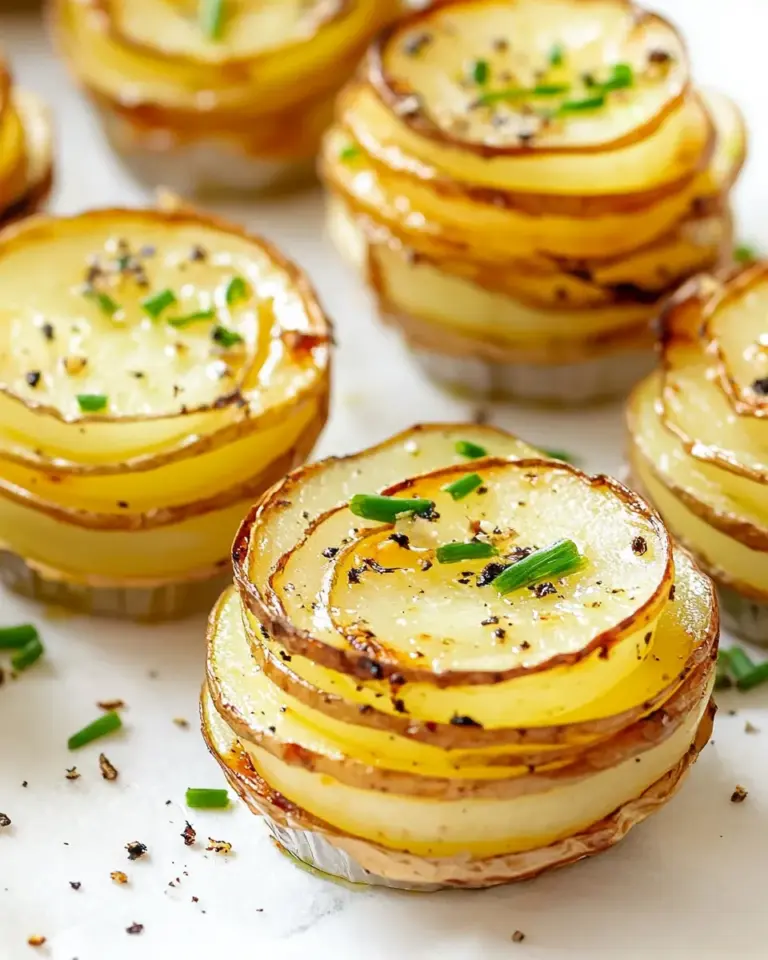Homemade Potato Stacks in Muffin Tins photo