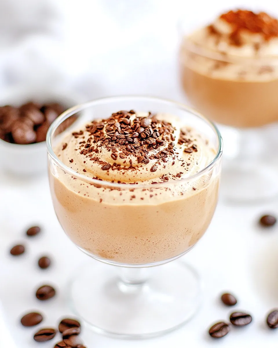 Delicious Protein Coffee Mousse Recipe image