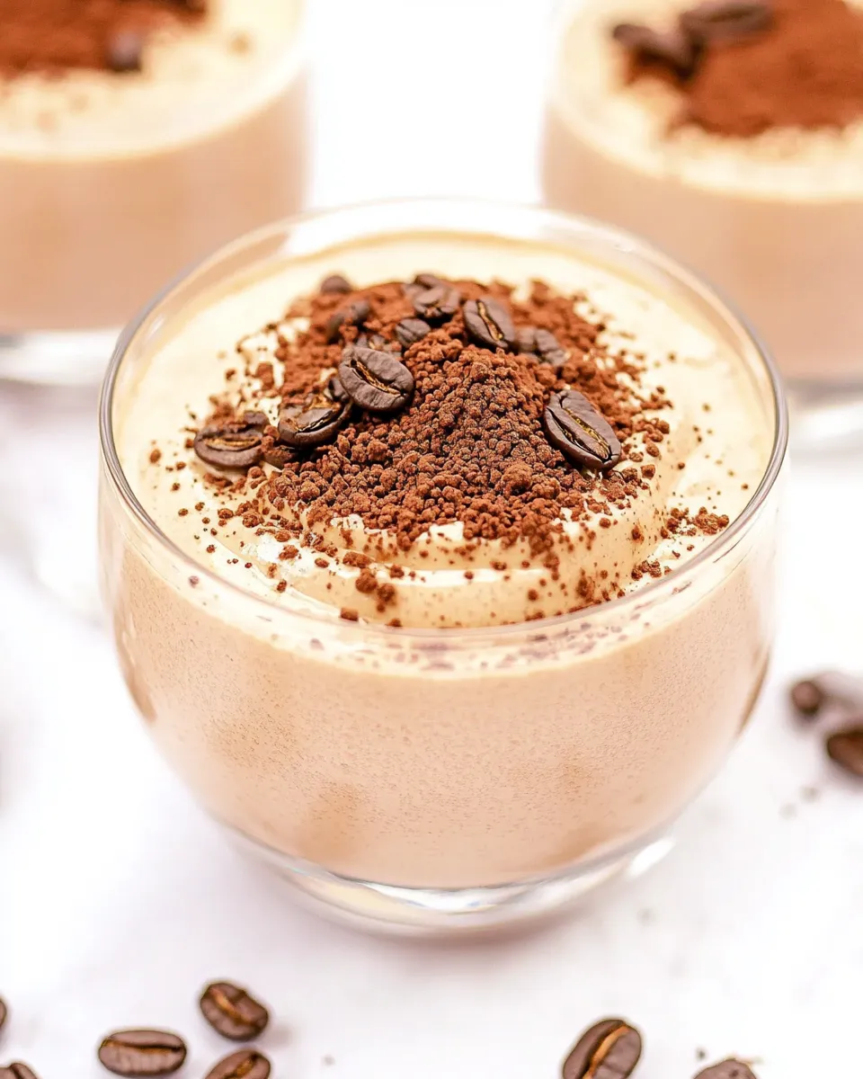 Healthy Protein Coffee Mousse Recipe dish photo