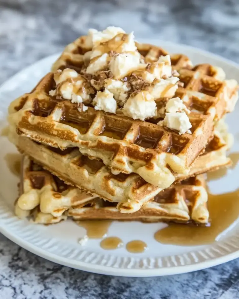 Homemade Protein Paleo Waffles recipe image