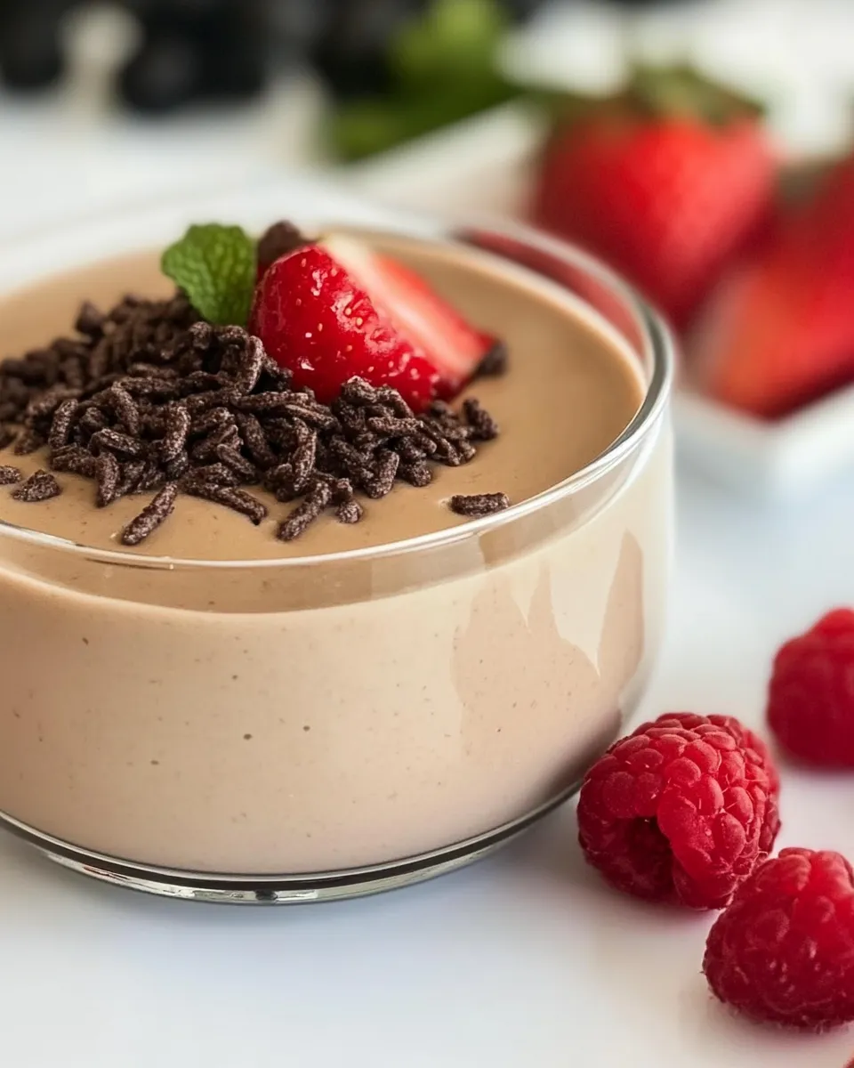 Delicious Protein Pudding shot