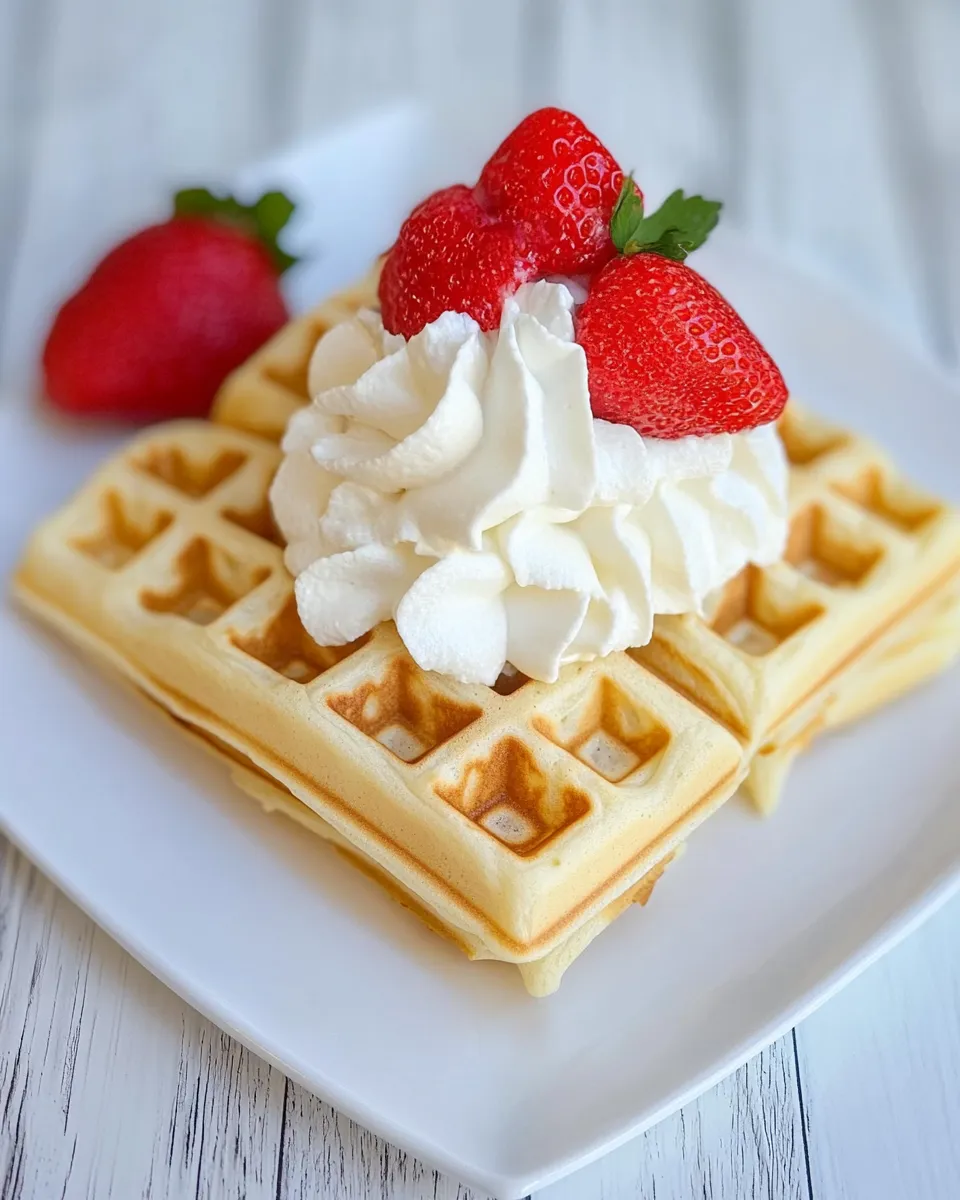 Homemade Puff Pastry Waffles recipe photo