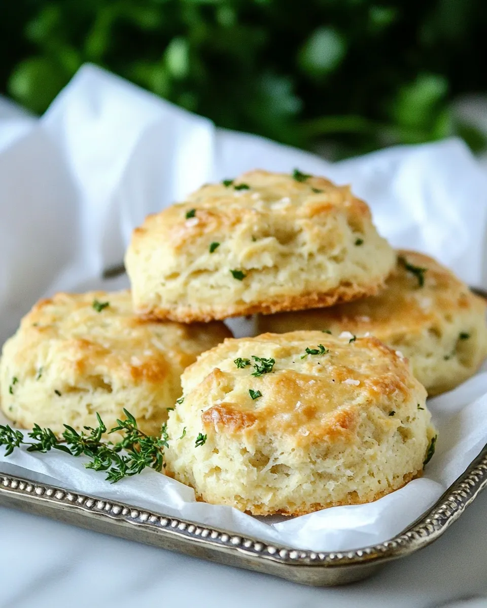 Classic Quick Parmesan and Herb Biscuits image