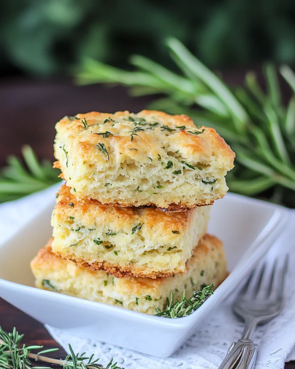 Easy Quick Parmesan and Herb Biscuits recipe photo