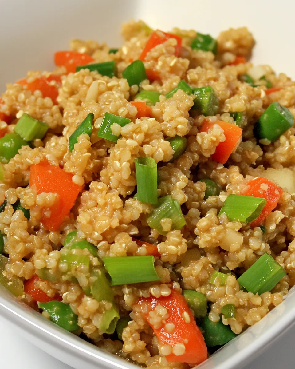 Homemade Quinoa and Vegetable Stir-Fry photo